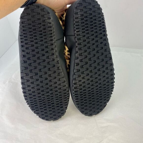 Anthropologie P448 Laby Slippers Brown Animal Print Motif Size 39 or 8.5 - Picture 7 of 11